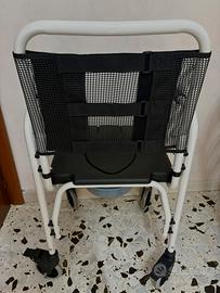 Sedia Mopedia Moretti WC e Doccia con Ruote