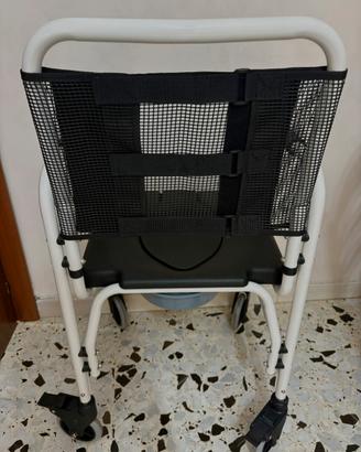 Sedia Mopedia Moretti WC e Doccia con Ruote