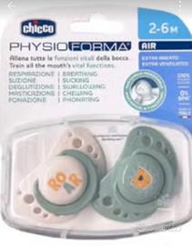 Chicco Succhietti Air Verde Silicone 2-6 Mesi