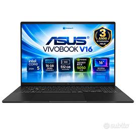 Asus VivoBook V16 Geforce RTX 5050 Gb Core5 210H