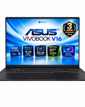 Asus VivoBook V16 Geforce RTX 5050 Gb Core5 210H