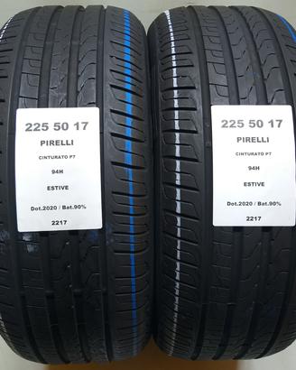 2 GOMME 225 50 17 PIRELLI A2217