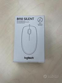 LOGITECH Mouse a filo B110 Silent, Nero