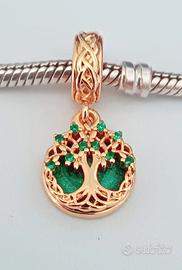 Nuovo charm pendente albero della vita S925