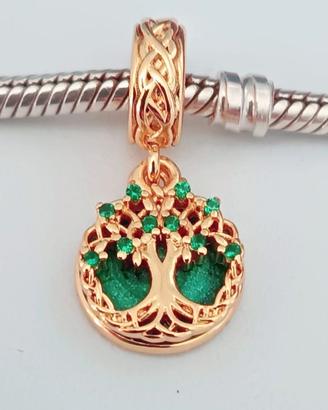 Nuovo charm pendente albero della vita S925