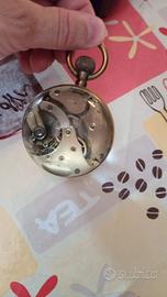 Orologio di oltre 200 anni cristallo ed oro Cagli.