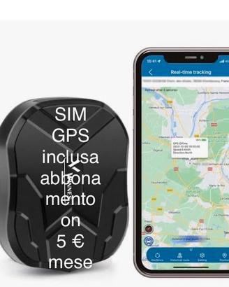 Localizzatore GPS Tracker con SIM inclusa