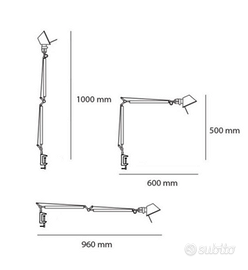 Lampada da scrivania Tolomeo di Artemide