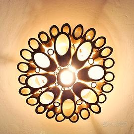 Lampadari lampade in bamboo bambu e altri oggetti