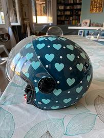 Casco BHR cuoricini XS ragazza