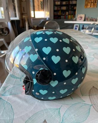 Casco BHR cuoricini XS ragazza