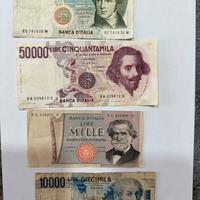 Lotto banconote lire