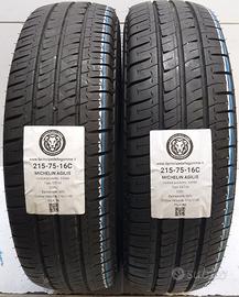 2 GOMME 215 75 16C MICHELIN A55986