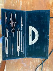 Compasso anni 50 con scatola originale vintage