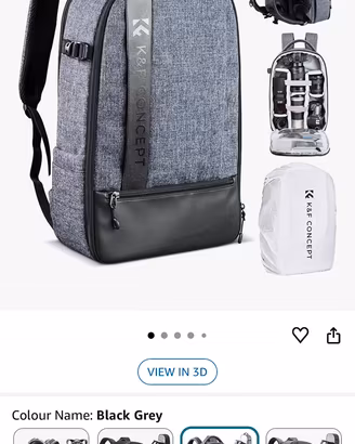 K&F CONCEPT Zaino Fotocamera, Professionale