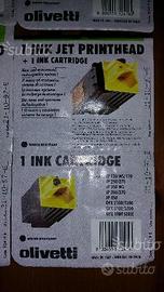 Cartucce olivetti lotto di 39 comprese di testina
