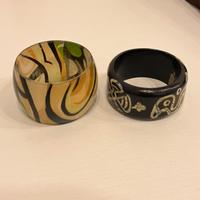 Bracciali “anello” 2X1 dipinti a mano