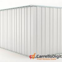 Deposito attrezzi giardino 175x307cm 5,4mq bianco