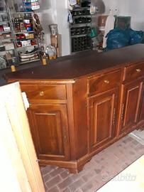 credenza in noce massiccio 