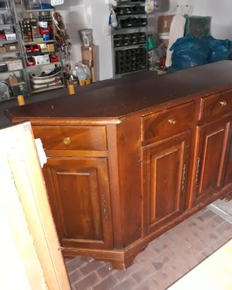 credenza in noce massiccio 
