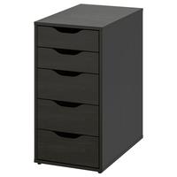 Cassettiera nera Ikea