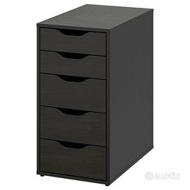 Cassettiera nera Ikea