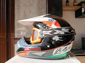 casco  motocross tg M