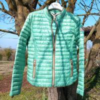 Giubbotto Moncler leggero tg M verde acqua