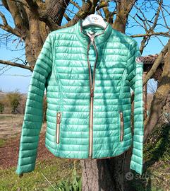 Giubbotto Moncler leggero tg M verde acqua