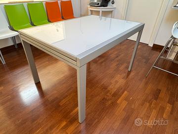 Tavolo in vetro allungabile Bontempi Tetide