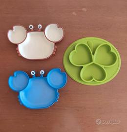 PIATTI PAPPA IN SILICONE CON VENTOSA