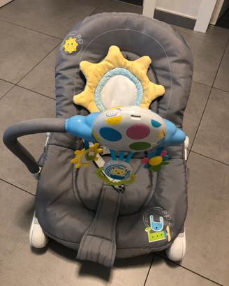 Sdraietta neonato con giochi, luci e suoni