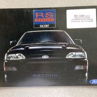 BROCHURE FORD ESCORT 2000 RS