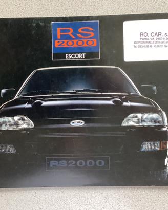 BROCHURE FORD ESCORT 2000 RS
