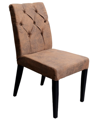 Kare Sedia Marrone  stile Chesterfield