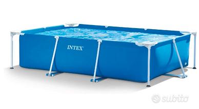 Piscina rettangolare Intex 3x2 e accessori