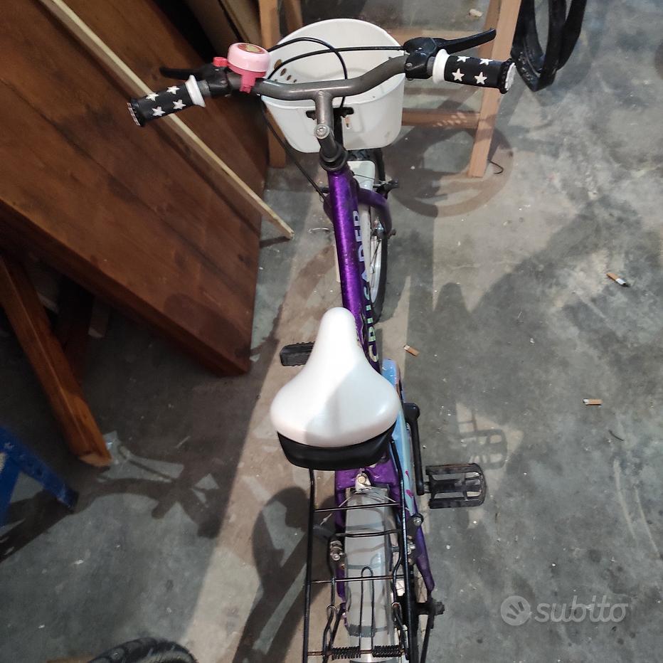 Seggiolino Per Bambole Da Bicicletta - Adesivi DIY Per Bambine, Colore Lilla