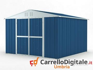 Box struttura lamiera Acciaio 327x307 blu