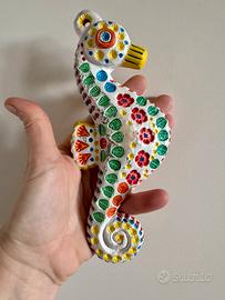 Cavalluccio marino ceramica artistica vintage