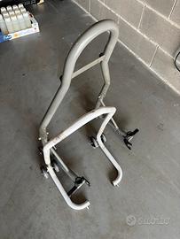 Cavalletti moto posteriore e anteriore