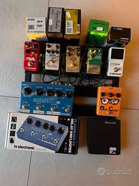 Pedaliera completa Pedaltrain + 7 pedali