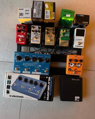 Pedaliera completa Pedaltrain + 7 pedali