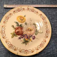 Piatto decorativo da parete motivo floreale