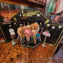 Palco rock stars e barbie and the rockers 