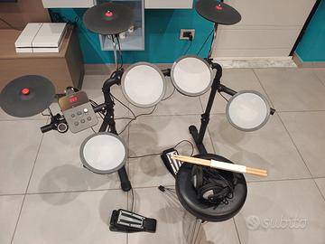 Batteria Elettronica Oqan + sgabello e accessori