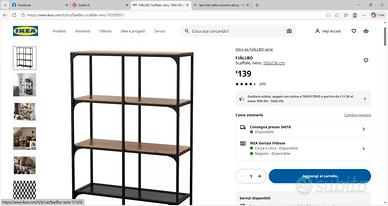 Scaffale FJALLBO IKEA
