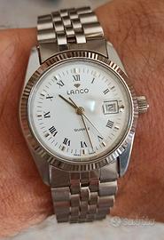 Orologio Lanco swiss vintage watch nos datejut 