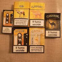 Lotto 6 pacchetti vuoti Camel