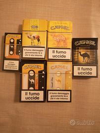 Lotto 6 pacchetti vuoti Camel