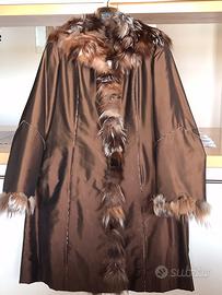 CAPPOTTO CON CAPPUCCIO IN VOLPE